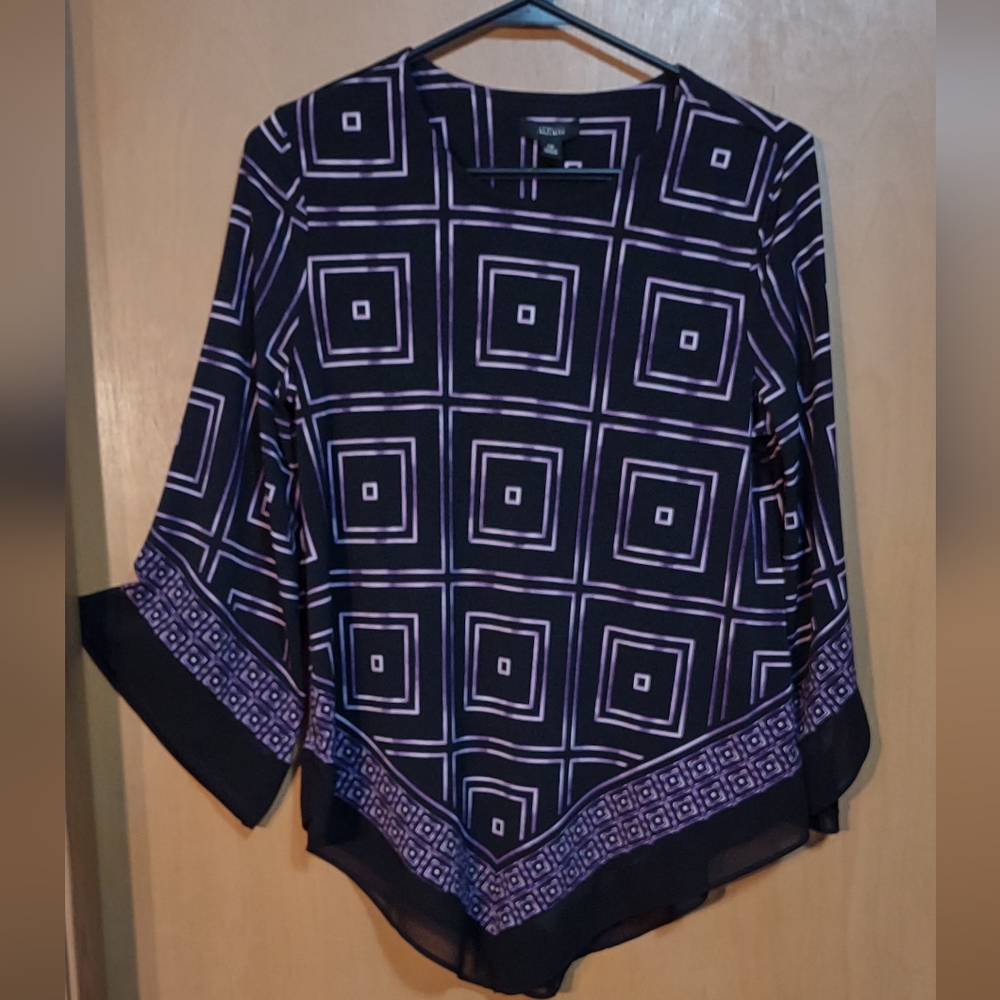 Firm Final price!*Alfani poly/crepe tunic(PM)